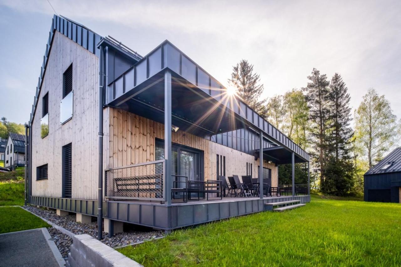 Holiday House U Hajenky 11P Lipno Home リプノ・ナト・ヴルタヴォウ エクステリア 写真
