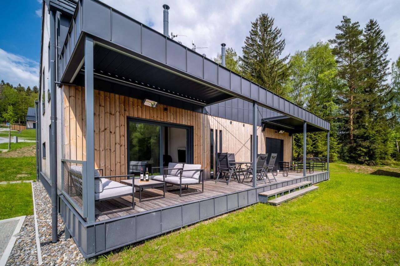 Holiday House U Hajenky 11P Lipno Home リプノ・ナト・ヴルタヴォウ エクステリア 写真